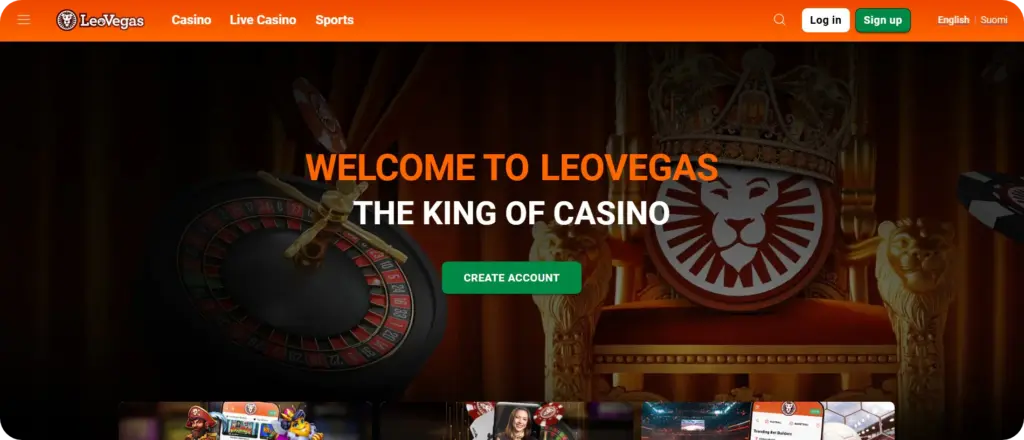 About LeoVegas Casino overview and game selection