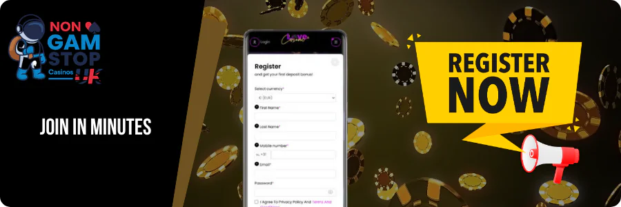 How to register at Love Casino step by step